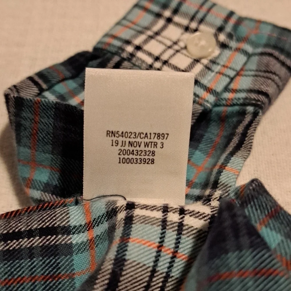 Janie and Jack baby boys 3-6 months plaid button down shirt - Picture 5 of 6